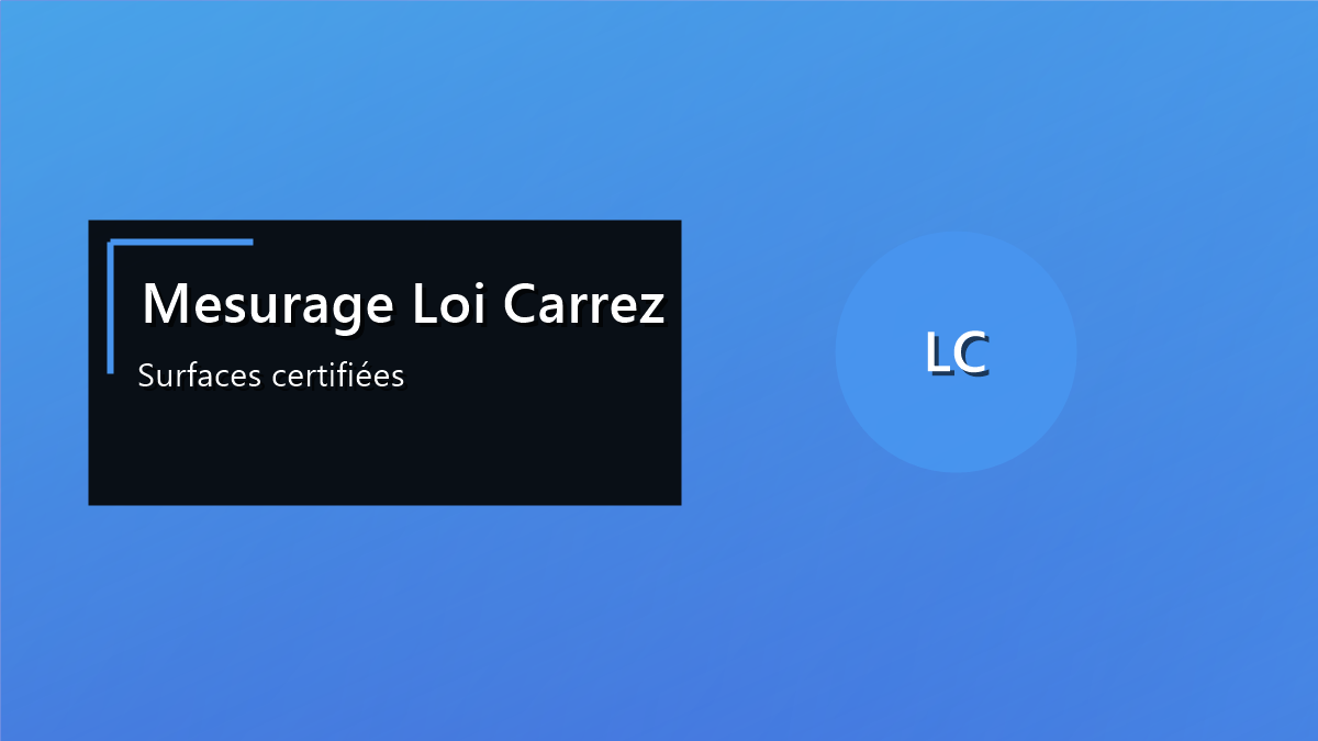 Plan d un appartement utilisé pour le mesurage