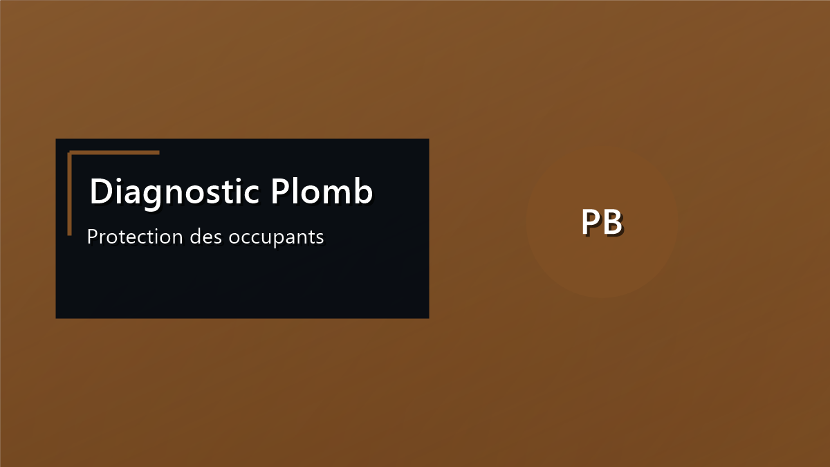Couverture du guide sur le diagnostic plomb